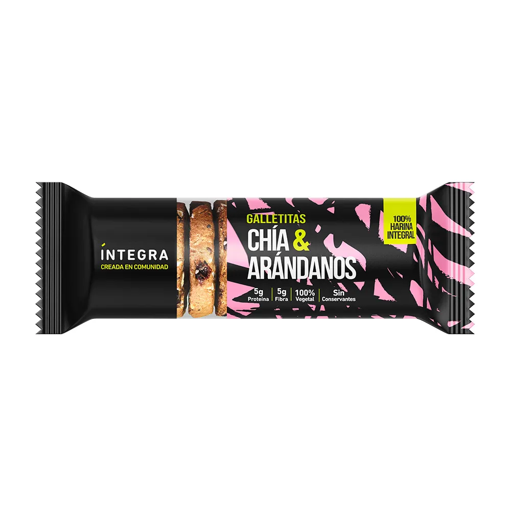 Integra galletitas de arandano y chia 200g