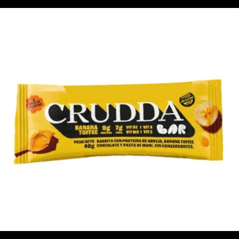 Crudda barritas proteicas de banana