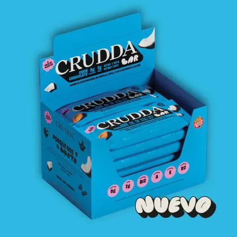 Crudda barritas proteicas de coco