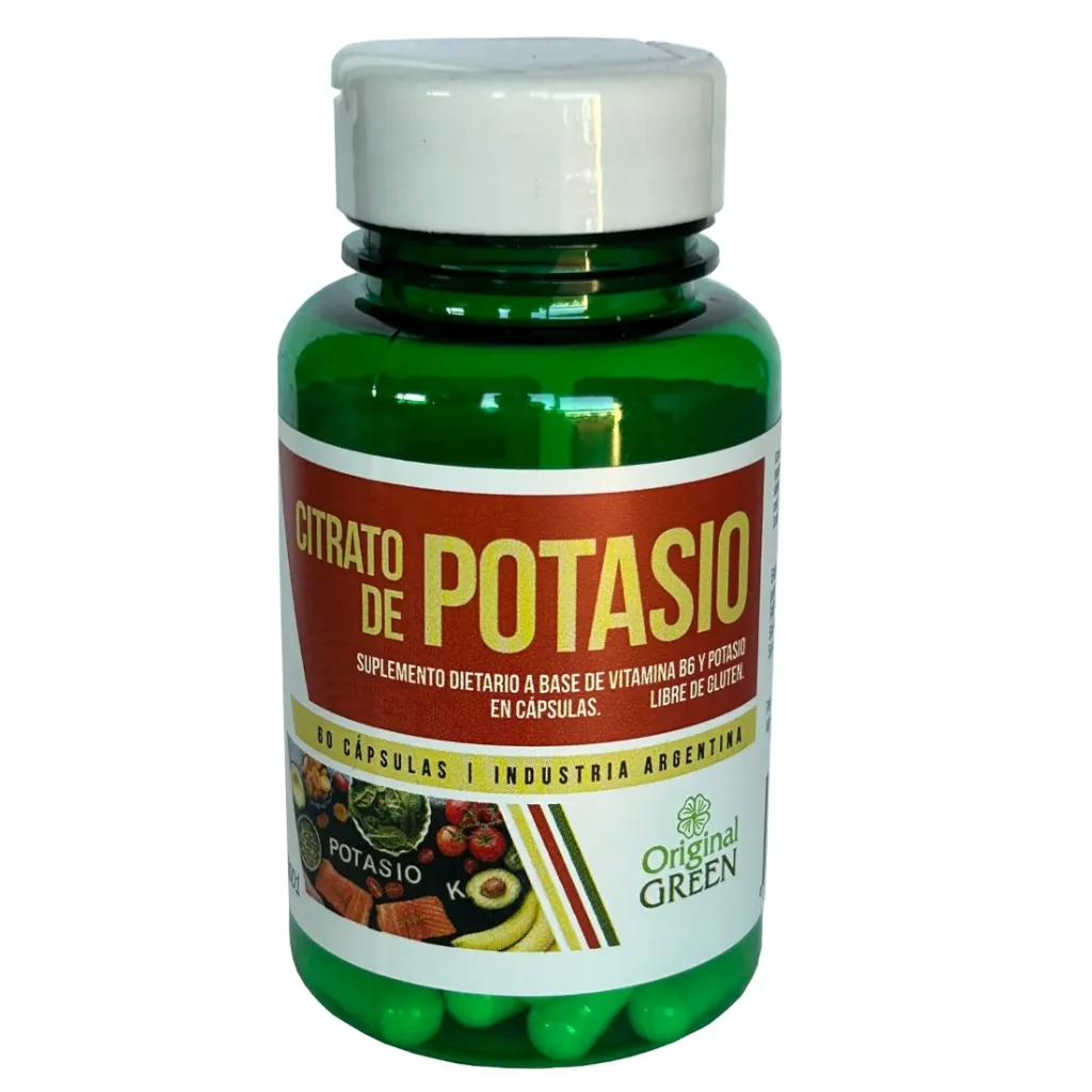 Original Green citrato de potasio X 60 caps