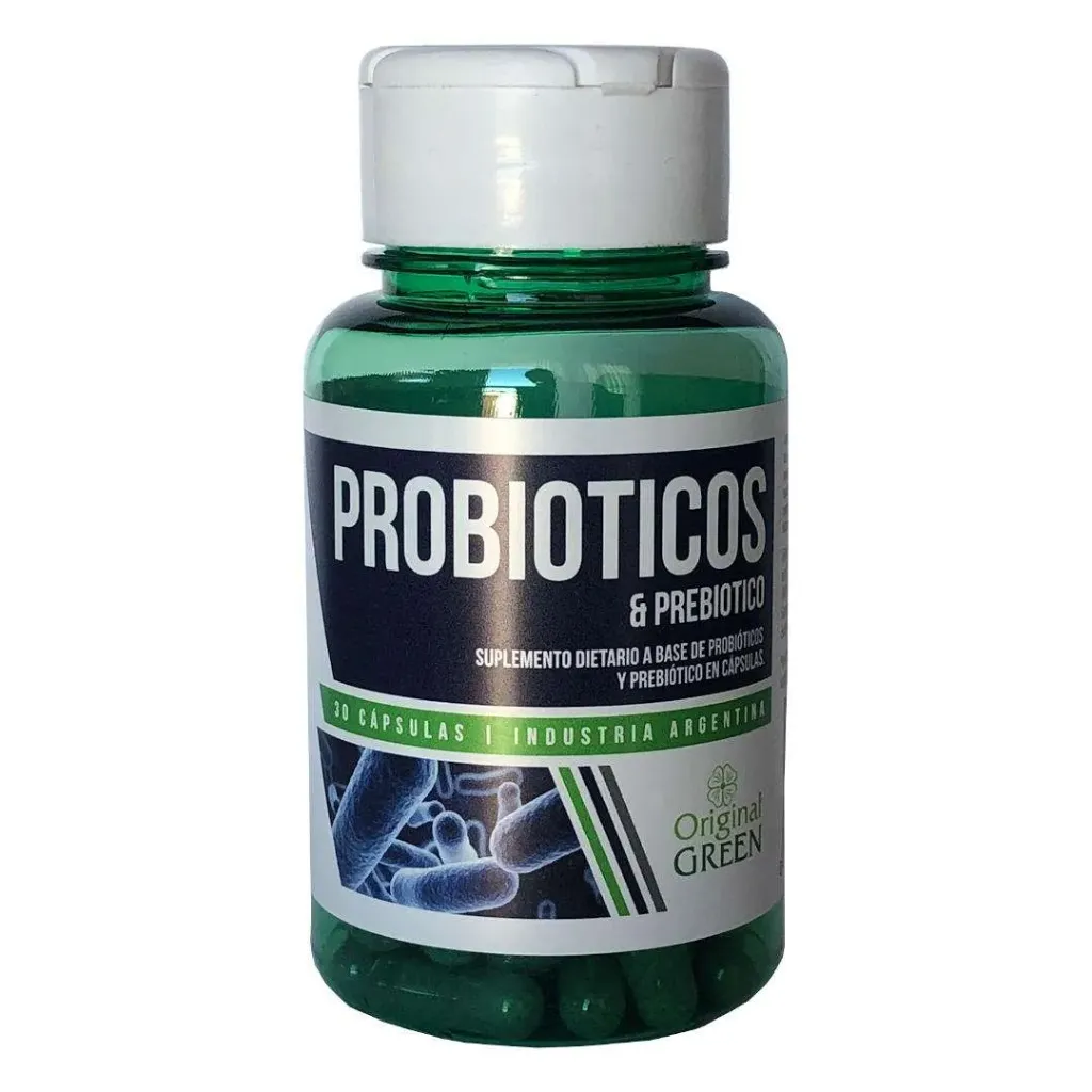 Original Green probioticos y prebioticos X 60 caps