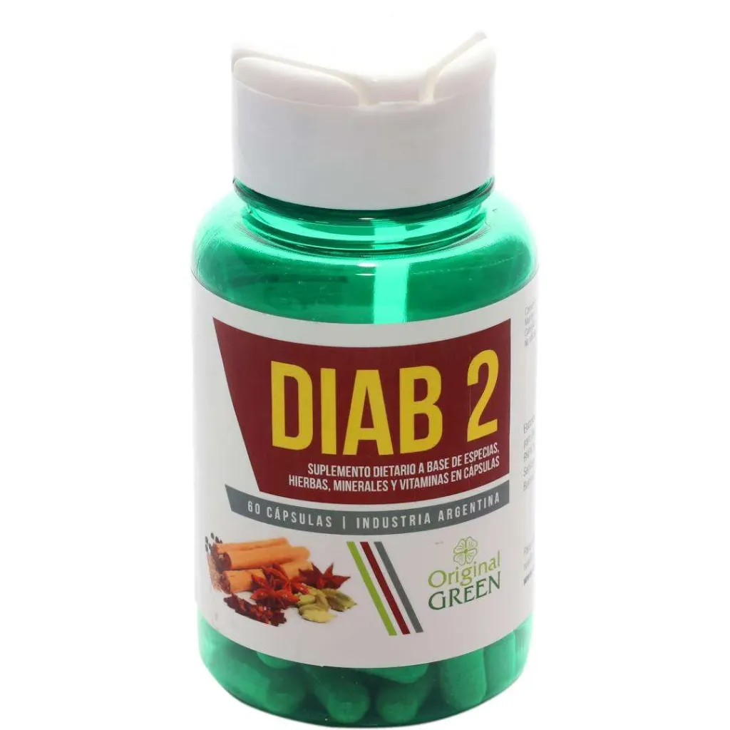 Original Green diab 2 X 60 caps
