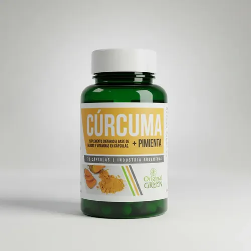 Original Green curcuma + pimienta X 60 caps
