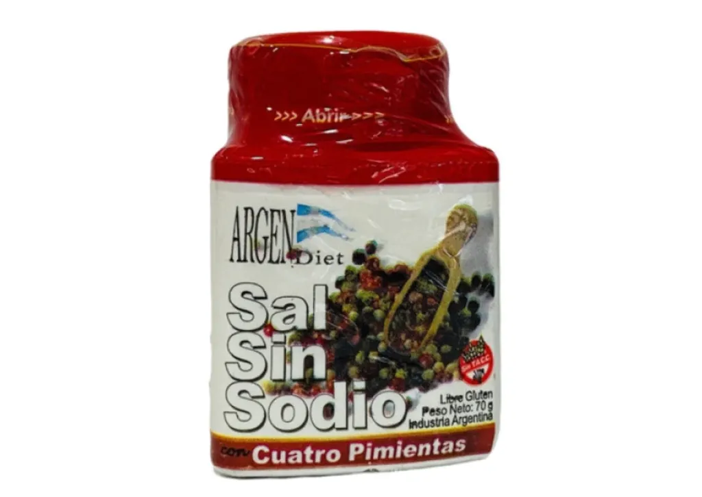 Argendiet sal sin sodio cuatro pimientas