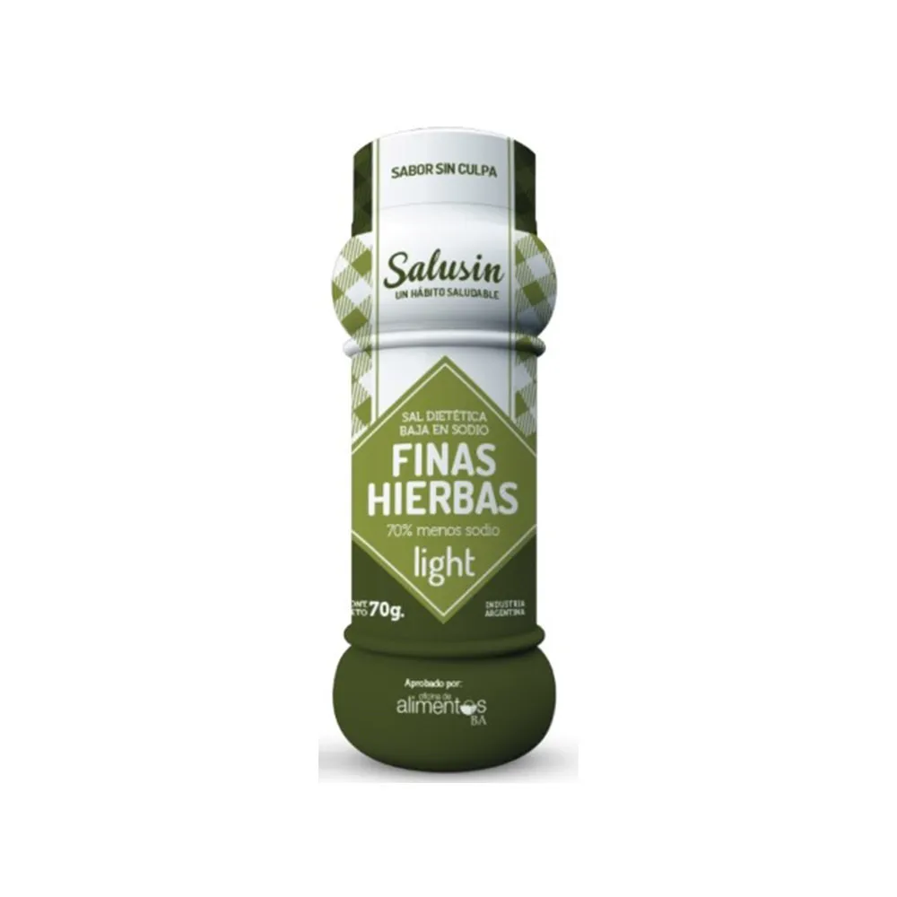 Salusin sal dietética baja en sodio finas hierbas