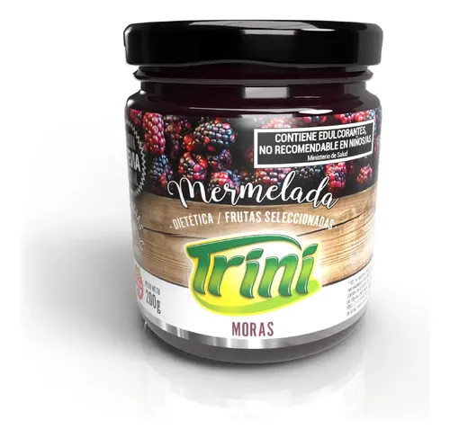 Trini mermelada dietética de moras sin tacc 200gr