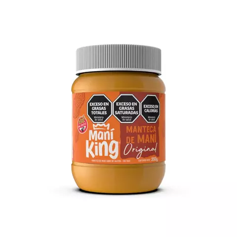 Maní king pasta de maní original sin gluten 350g