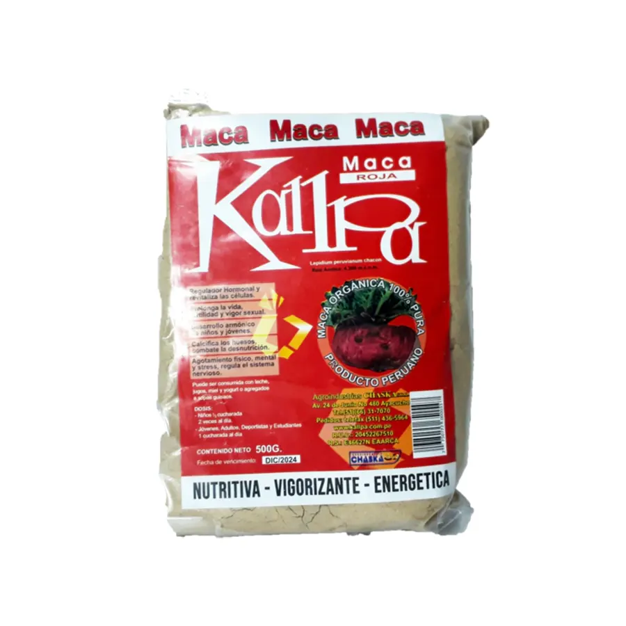 Maca peruana roja 500g