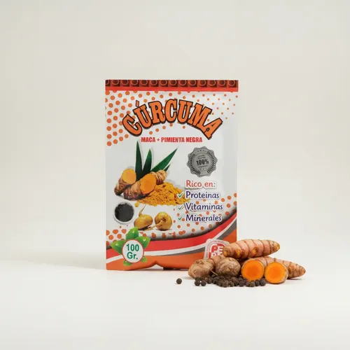 Cúrcuma instantánea con maca y pimienta 100g