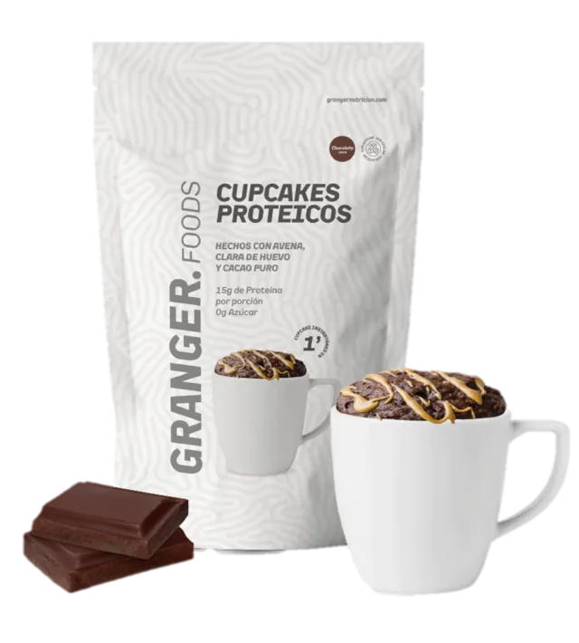 Granger premezcla de cupcakes proteicos, cacao puro 360g
