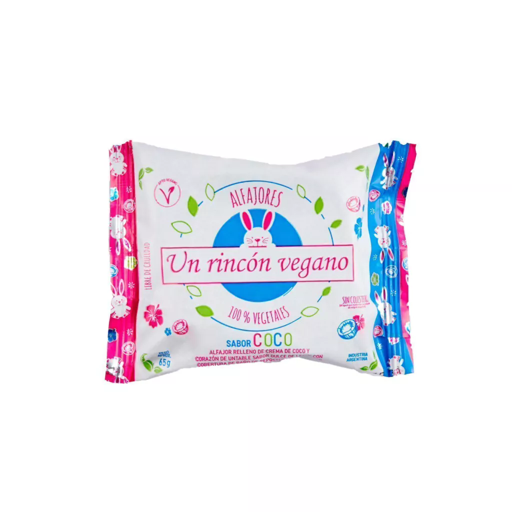 Rincón Vegano alfajor vegano de coco