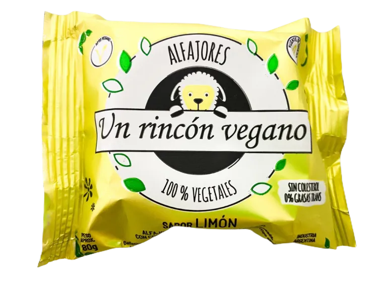 Rincón Vegano alfajor vegano de limón