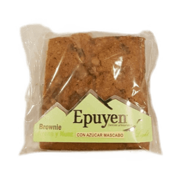 Epuyén brownie avena y nuez
