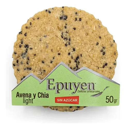 Epuyén alfajor de avena y chia