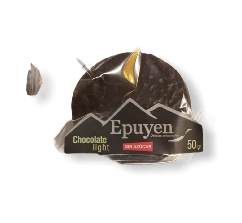Epuyén alfajor de chocolate sin azúcar