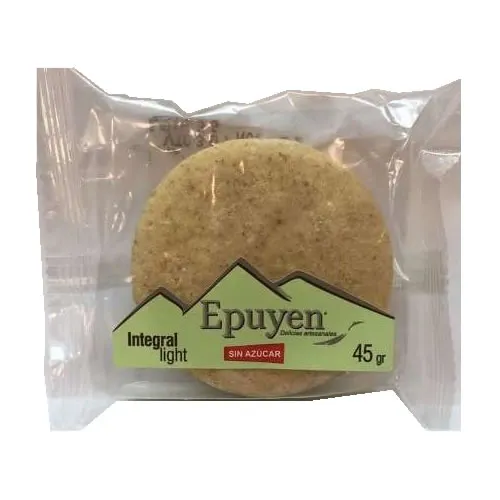 Epuyén alfajor integral sin azúcar