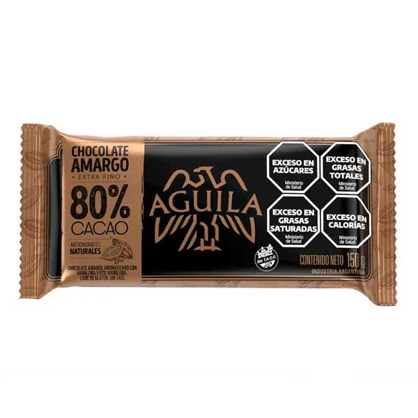Chocolate Águila 80% cacao 70g