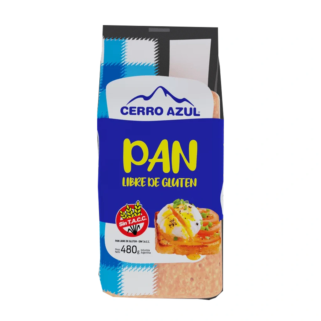 Cerro Azul pan de molde libre de gluten