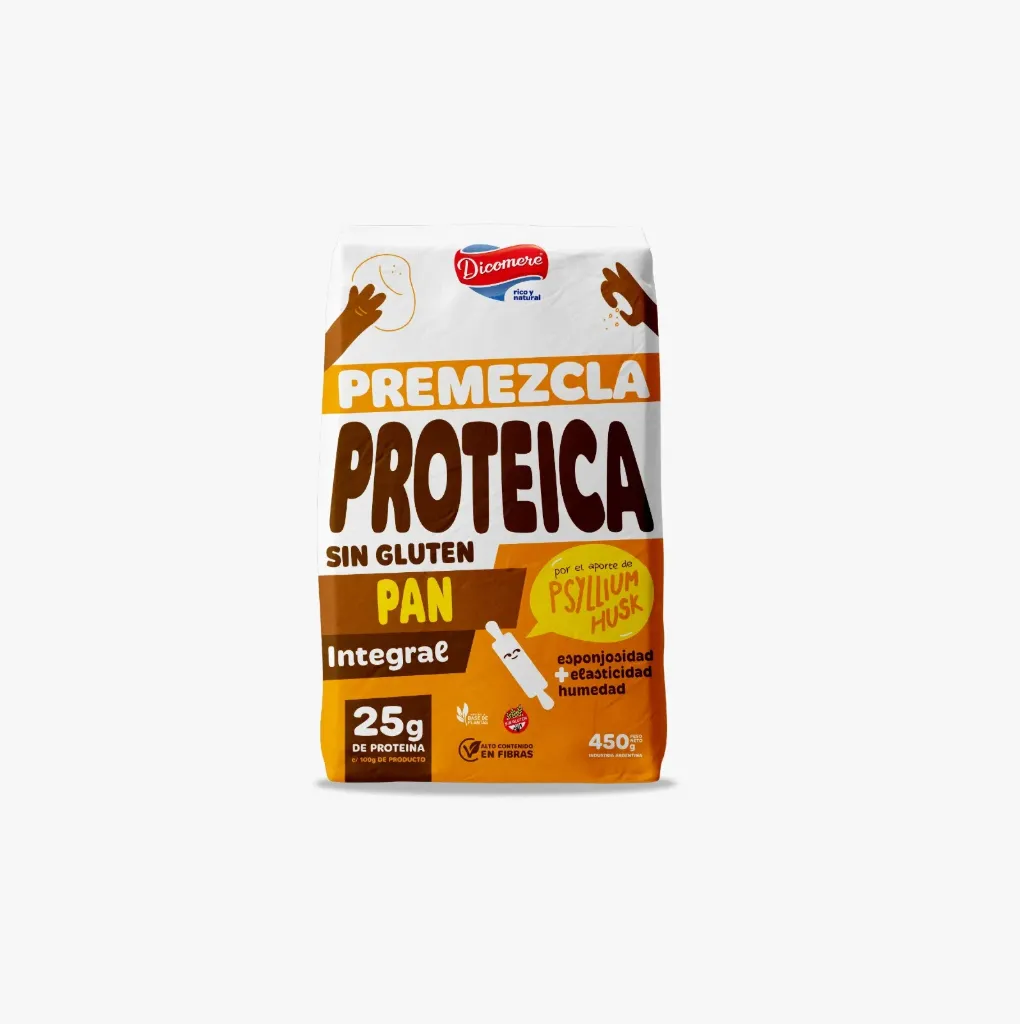 Dicomere premezcla proteica integral para pan sin tacc